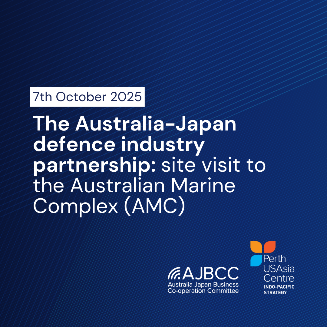 The Australia-Japan defence industry partnership: site visit to the Australian Marine Complex (AMC)